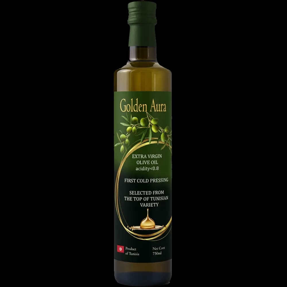 Bouteille Golden Aura Intense d’huile d’olive extra vierge